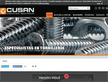 Tablet Screenshot of cusan.com
